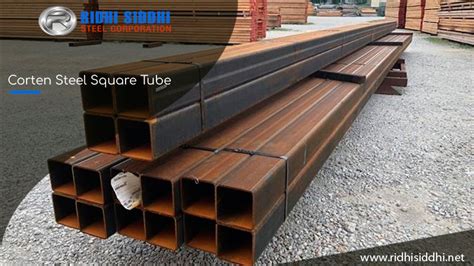 corten steel square tube